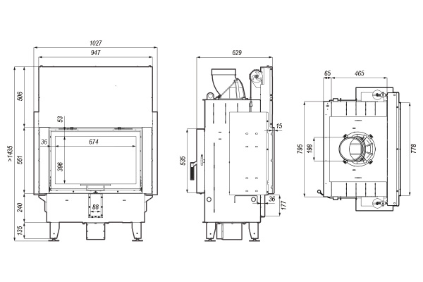 DEFRO HOME  INTRA ME Т G  Каминная топка