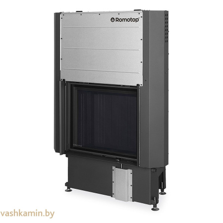 IMPRESSION 2G L 67.60.01 - каминная топка с черным шамотом подъемом и двойным остеклением