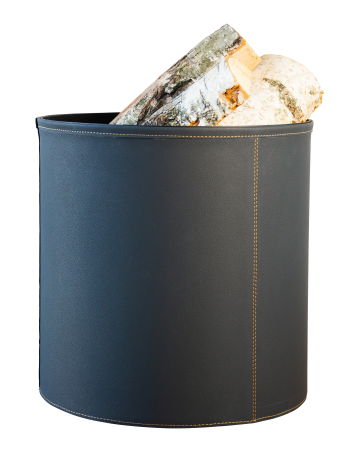 Дровница ‘Dublin’ в экокоже, графит