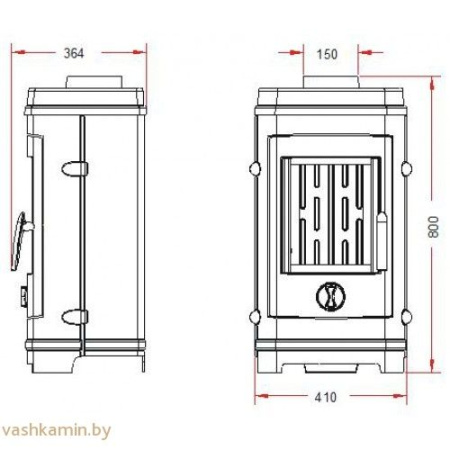 Печь камин Remilly Invicta