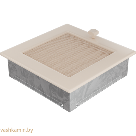 Кремовая решетка с жалюзи вентиляционная