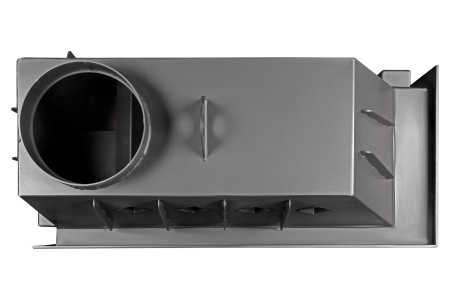 Каминная топка Экокамин Альфа 1000 R/L два стекла правая/левая белый/черный шамот