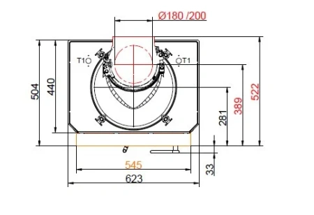 BKH flat 42-50 DT Brunner каминная топка Green