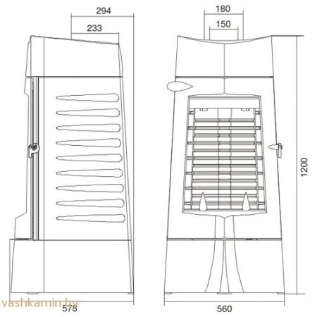 Печь-камин Chamane Invicta