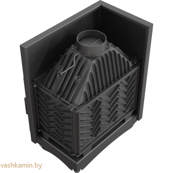 OLIWIA/L/BS/DECO 18 Угловая каминная топка Kratki