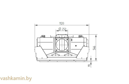 HAKA 89/72h Каминная топка