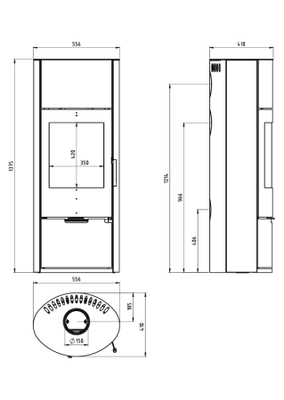 Печь-камин Ember E-11