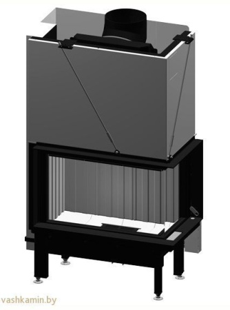 Spartherm Premium V-2R80h светлый шамот каминная топка