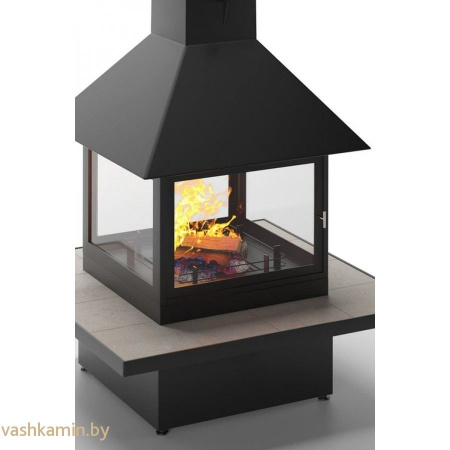 Островной камин CUBE