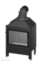 Spartherm Linear 4S Varia 1V57 темный шамот каминная топка