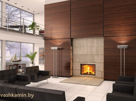 Spartherm Linear 4S Varia 1V57 темный шамот каминная топка