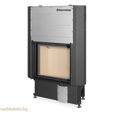 IMPRESSION 2G L 67.60.01 - каминная топка с белым шамотом подъемом и двойным остеклением