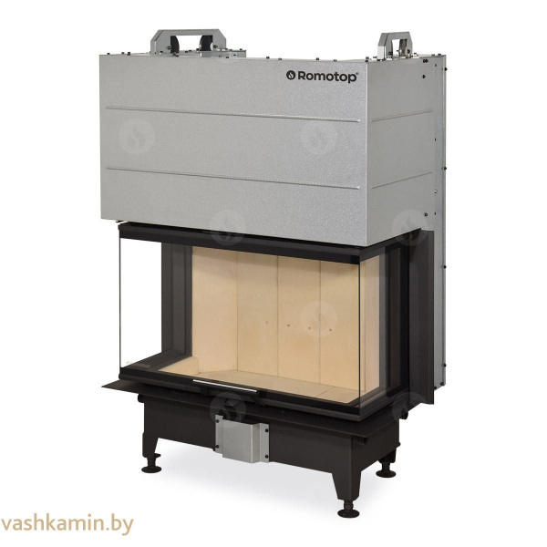 Romotop HEAT C 3g L 80.52.31.21 трёхсторонняя каминная топка с подъёмной дверцей и составным стеклом