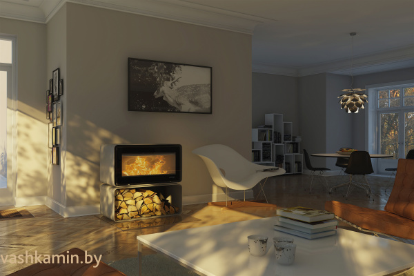 Lotus Living Cube Печь-камин