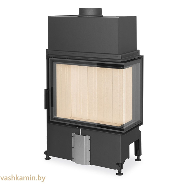 IMPRESSION R/L 2G S 71.60.34.21-угловая каминная топка с белым шамотом
