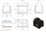 ZUZIA/T/PW/19/W Каминная топка с водяным контуром