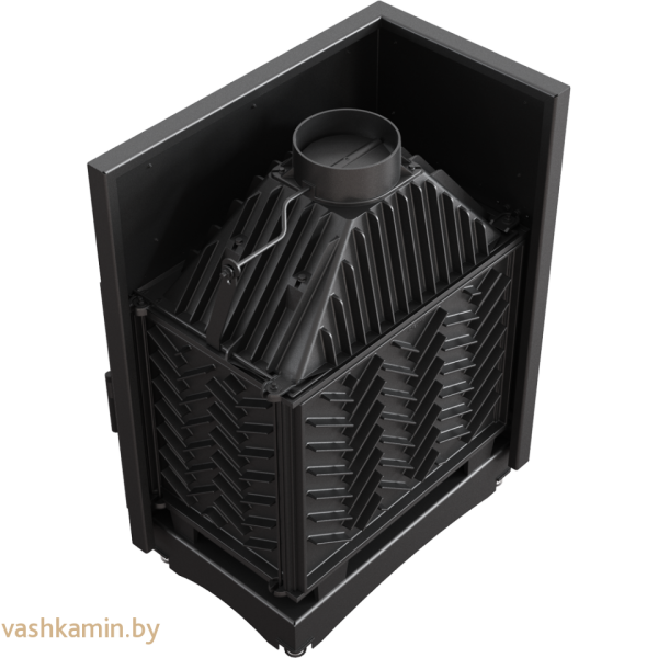 AMELIA/L/BS/DECO Угловая каминная топка Kratki