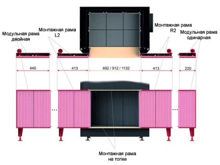Urfeuer 50/66 Brunner каминная топка 