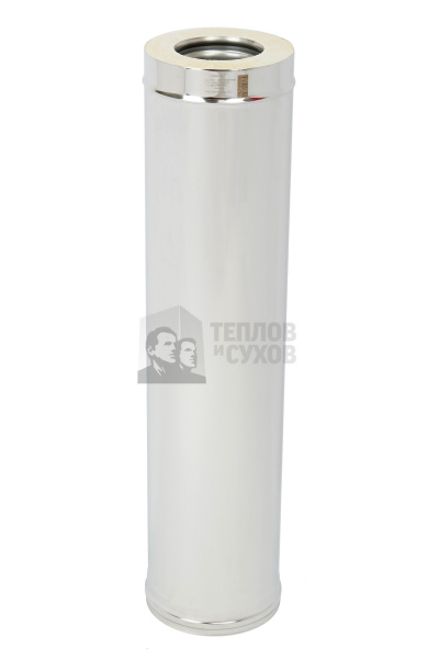 Труба Термо L1000 ТТ-Р с хомутом (310-0.8/304)