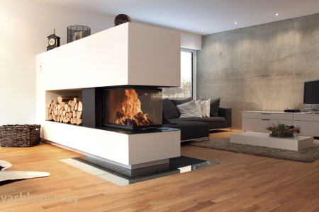 Austroflamm 48x72x51 S3 2.0 Трёхсторонняя каминная топка