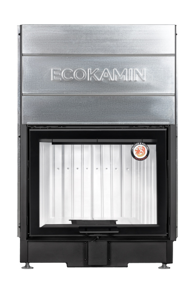 Топка ВЕГА 800/принтинг/подовая/черный шамот