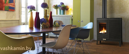 Печь камин на пеллетах Akimix Invicta