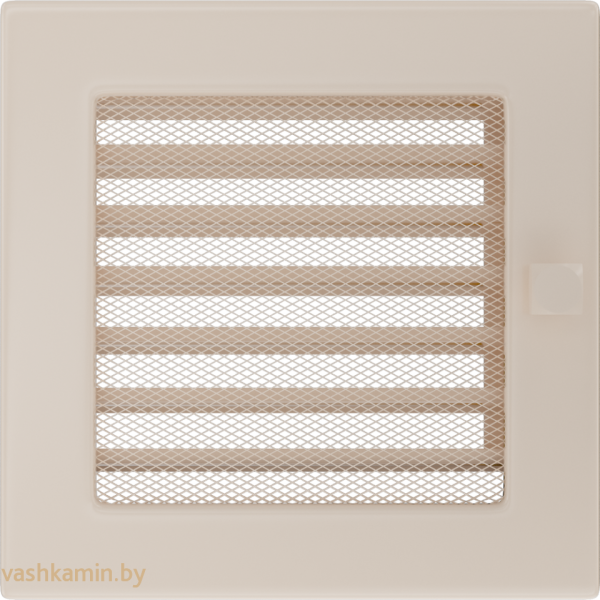 Кремовая решетка с жалюзи вентиляционная
