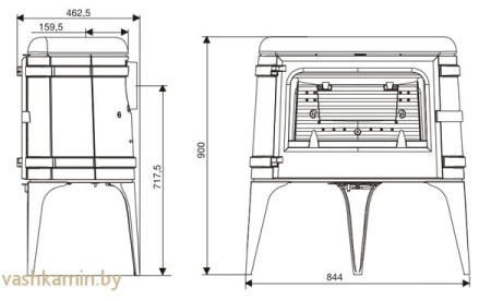 Печь-камин Luna Invicta