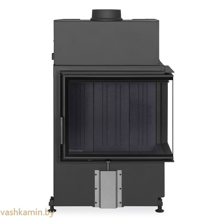 IMPRESSION R/L 2G S 71.60.34.21-угловая каминная топка с черным шамотом
