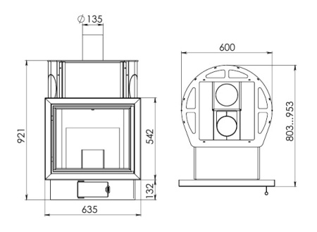 Печь банная ПБМ 20 LUX