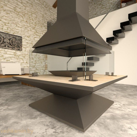 Островной камин Candle 123