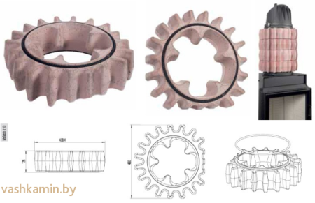система теплоаккумуляции Austroflamm ASM heat storing rings